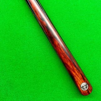 Cue Creator Rosewood Four Secondary snooker cue with ebony butt, rosewood splices and decorative veneers
