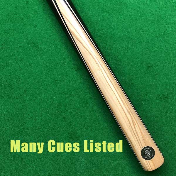 Single Face Splice Olive Wood Custom Made Snooker Cue