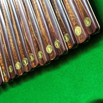 snakewood and plumwood cue snooker