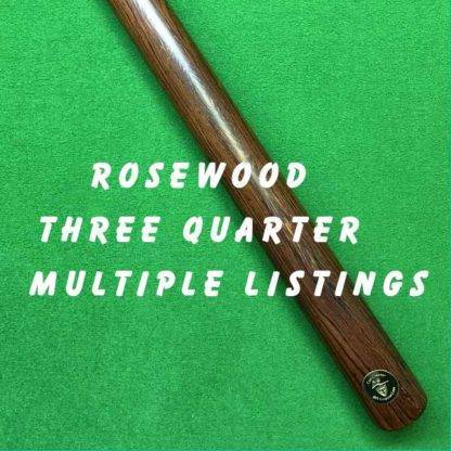 Three Quarter Rosewood Billiard Cue