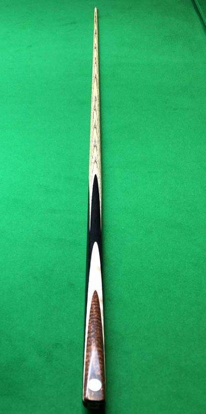 cc549 snakewood and quilted maple billiard cue