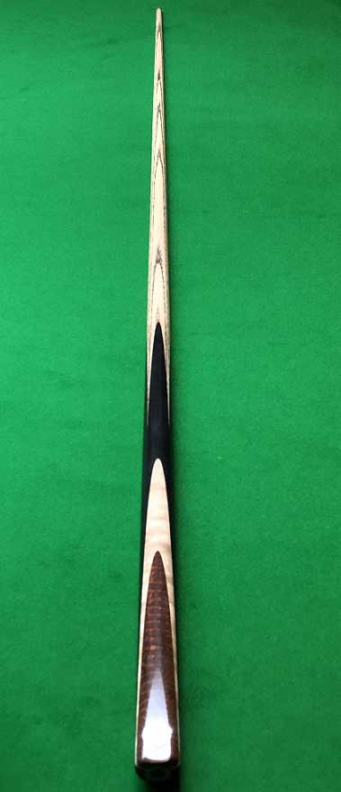 cc582 snakewood and quilted maple snooker cue